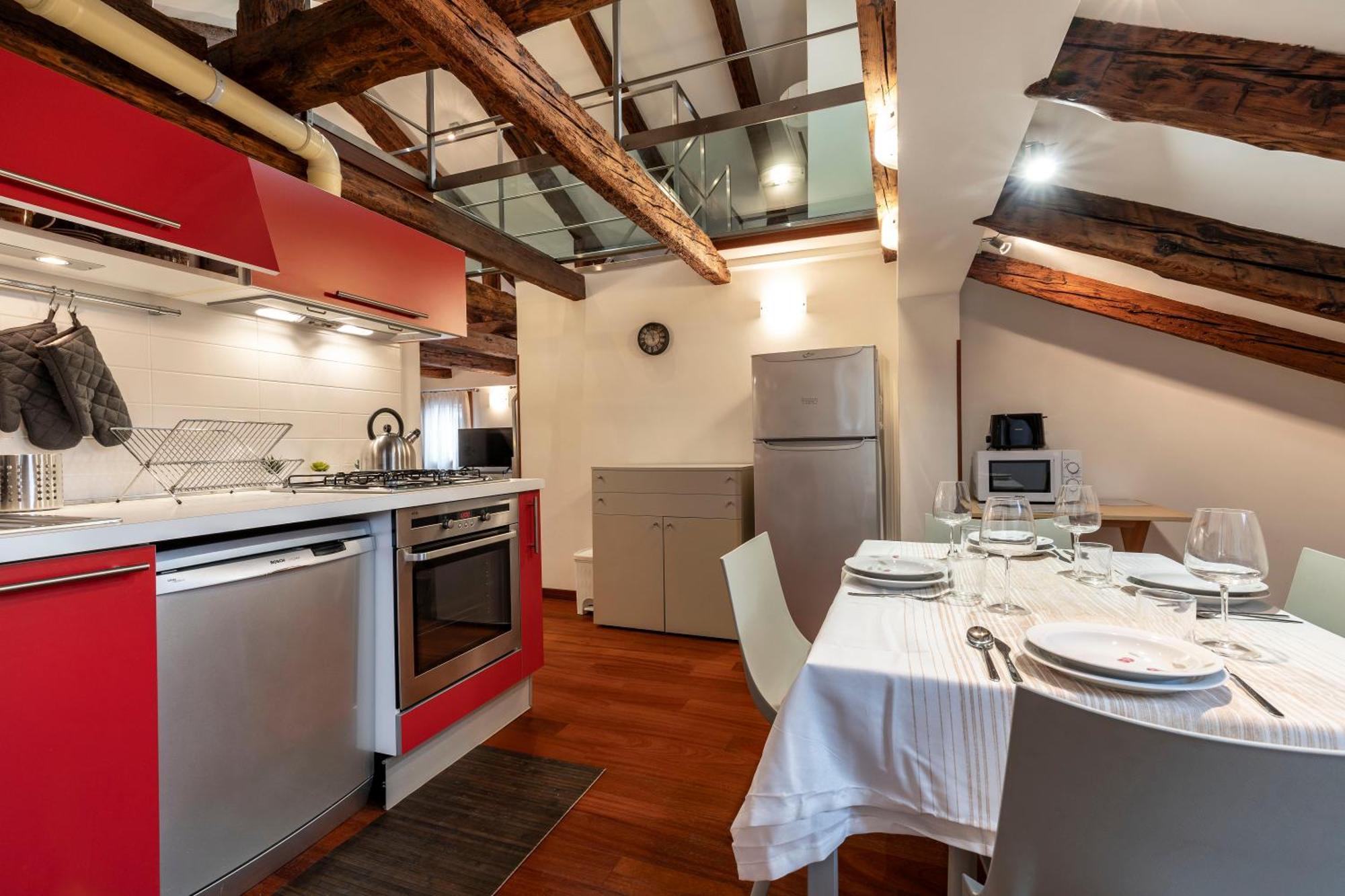 Glass House - Loft 2 Minutes To Rialto Bridge & View Venedig Exteriör bild